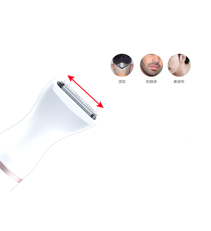 Neljä-yksi-yksi monitoiminen sähkö, kulmakarvojen trimmeri, nenän hiusten trimmeri ja epilaattori (SF-1007)